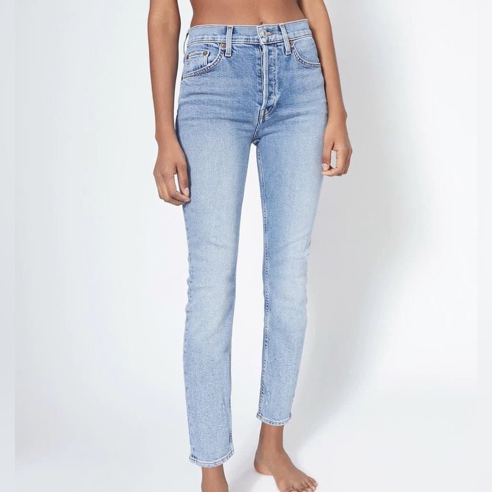 Re/Done 90s High Rise Ankle Crop